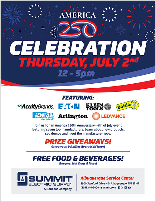 America 250th Celebration Event in Albuquerque on July 2nd, 2026